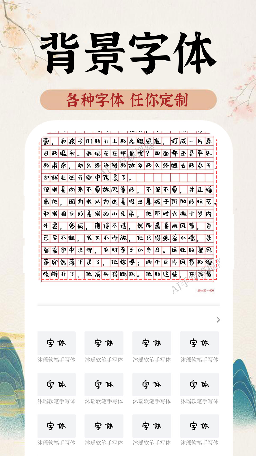 AI字迹模拟大师(3)
