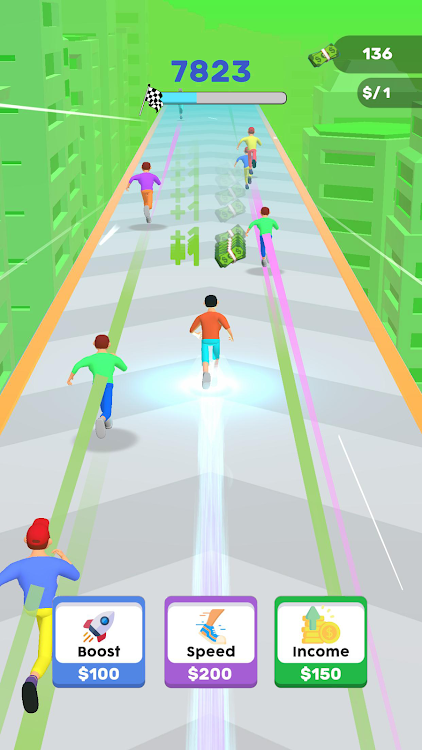 Speed Race运动员跑步(2)