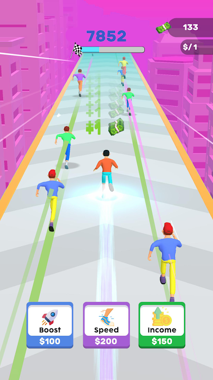 Speed Race运动员跑步(3)