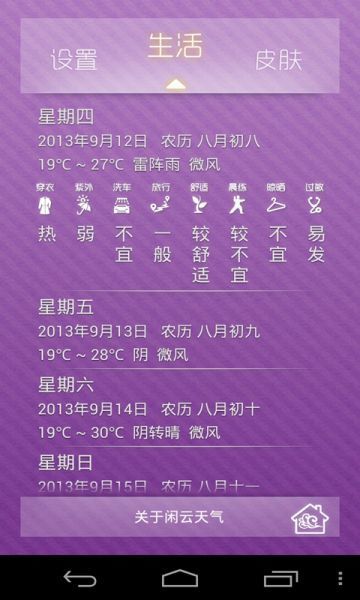 闲云天气本(2)