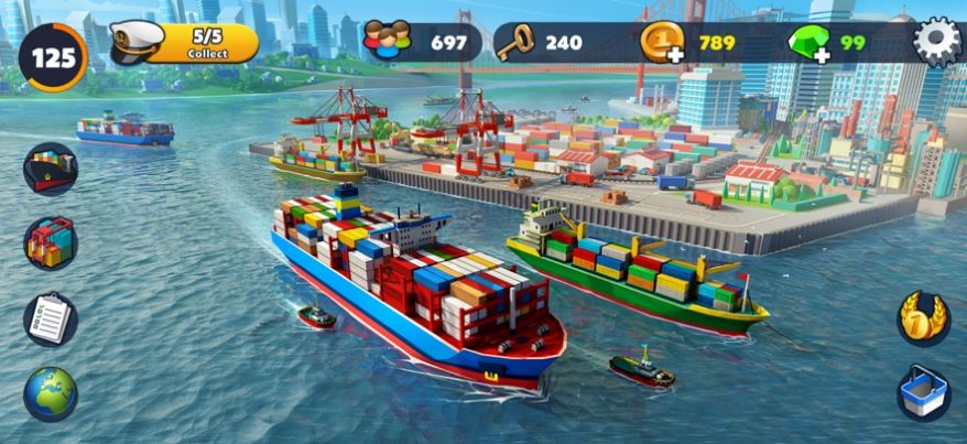 海港大城航运大亨游戏安卓版（Port Tycoon）图片1