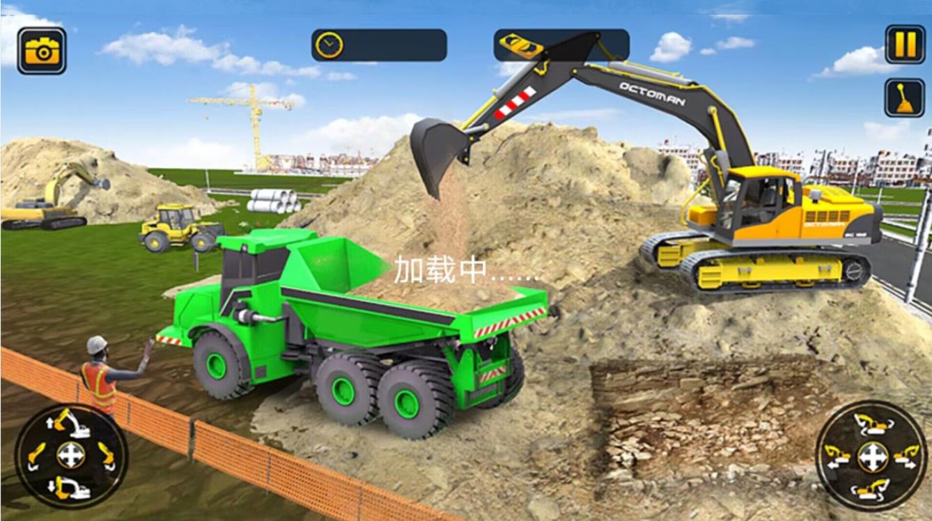 老司机挖掘机模拟器手机游戏最新版图片1
