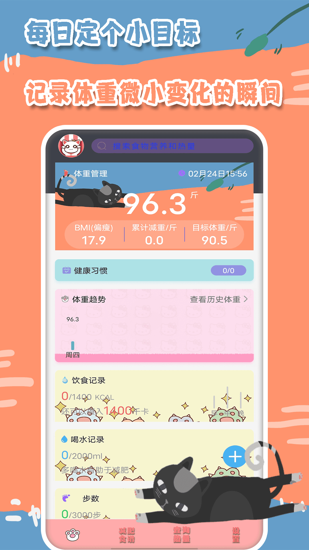 热量减肥食谱日记(1)