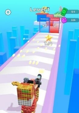 像素人跑射游戏官方版（Pixels Man Run）图片1