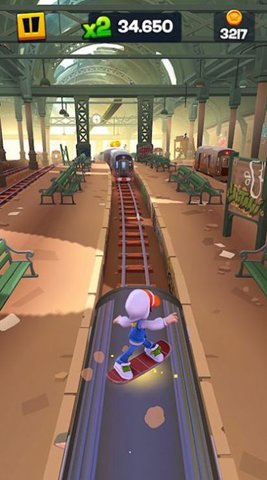 地铁跑酷新作3d版(1)