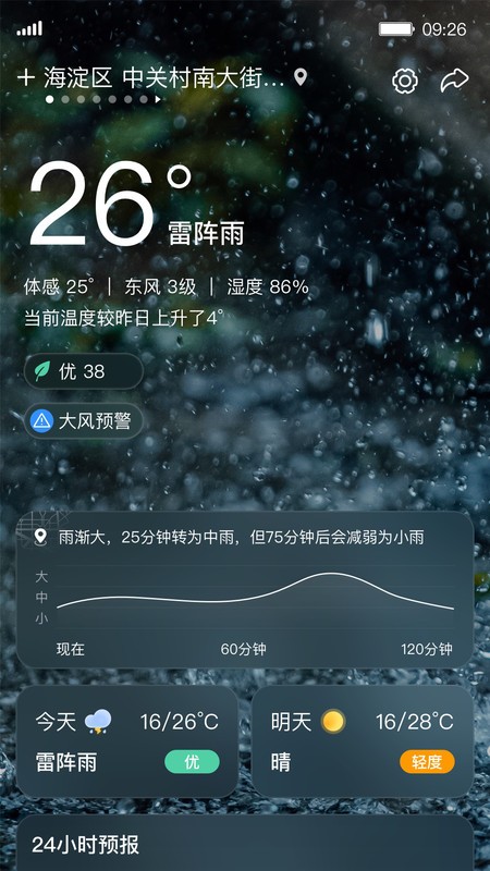 呱呱天气app(2)