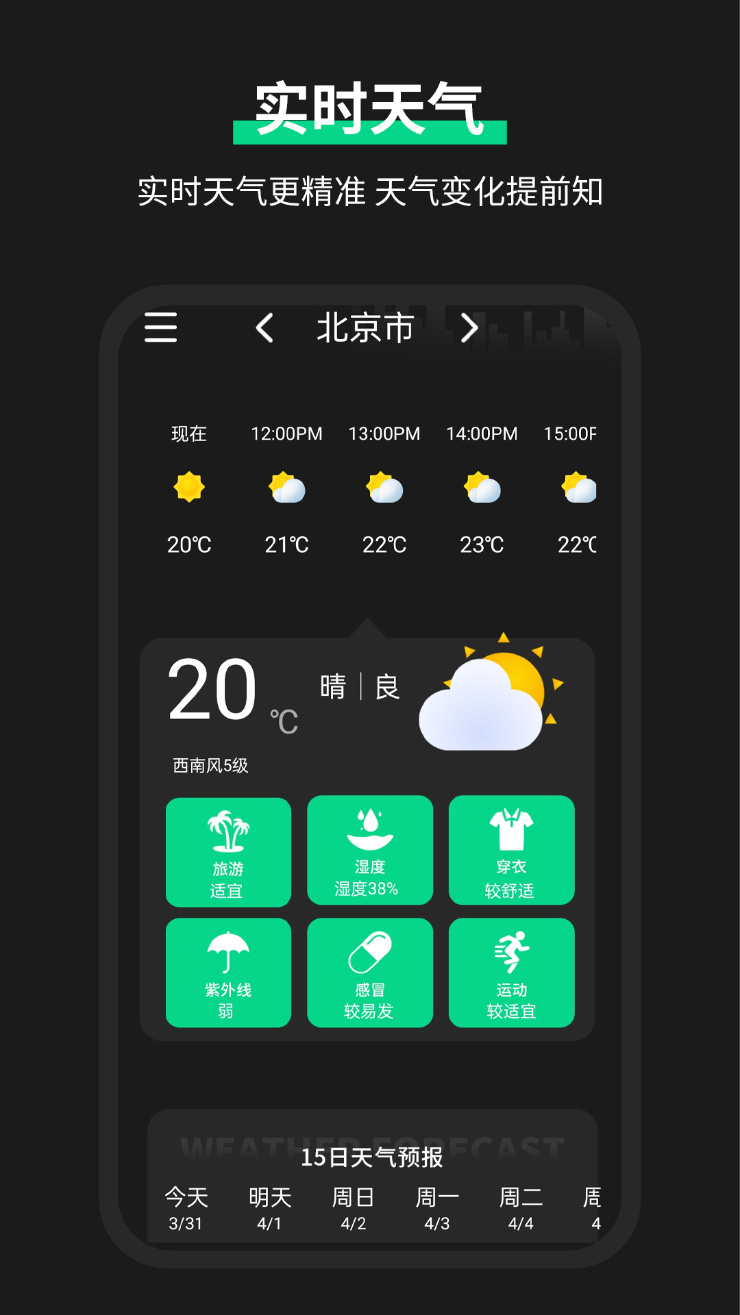 雷达实时天气预报(3)