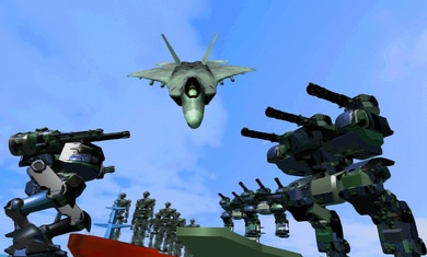 F22vs机器人(2)