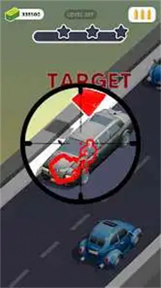 狙击手射击汽车(2)