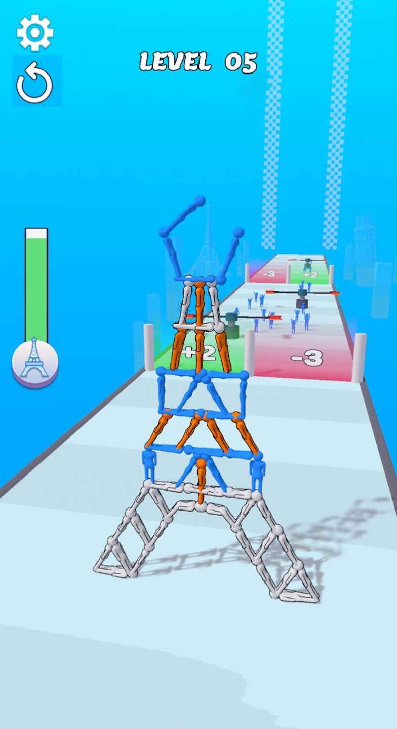 人墙建筑跑游戏官方版图片1