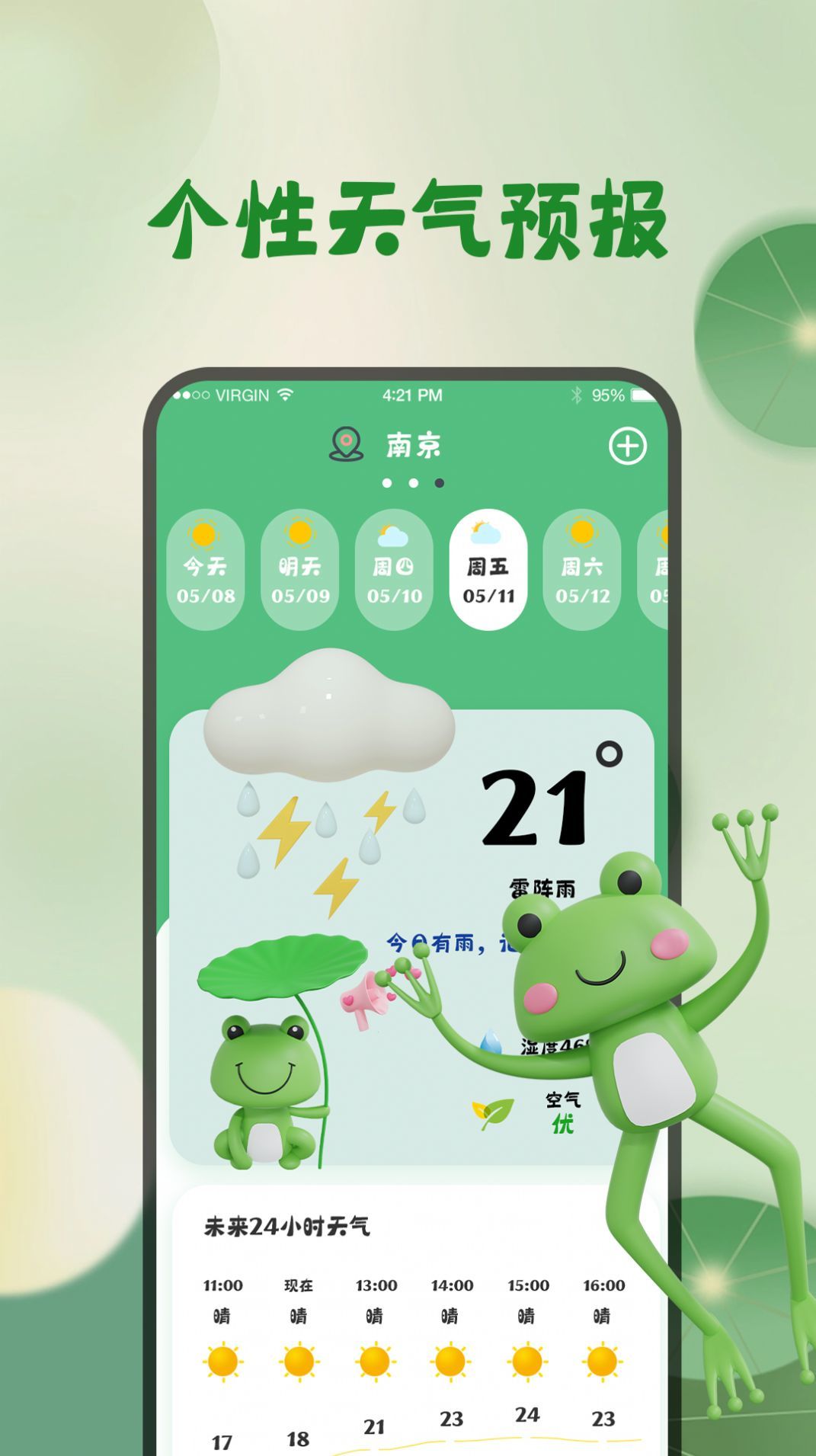 青蛙旅行天气预报(3)