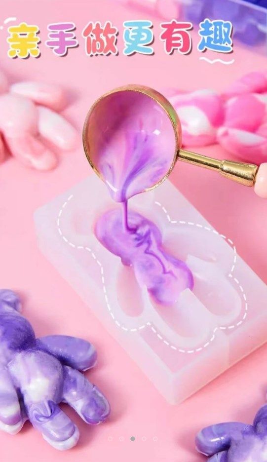 流体熊手工diy(2)