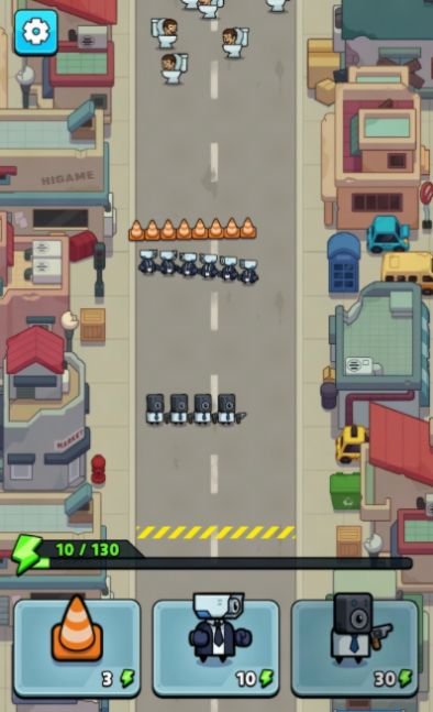 Toilet Fight Police vs Zombie(1)