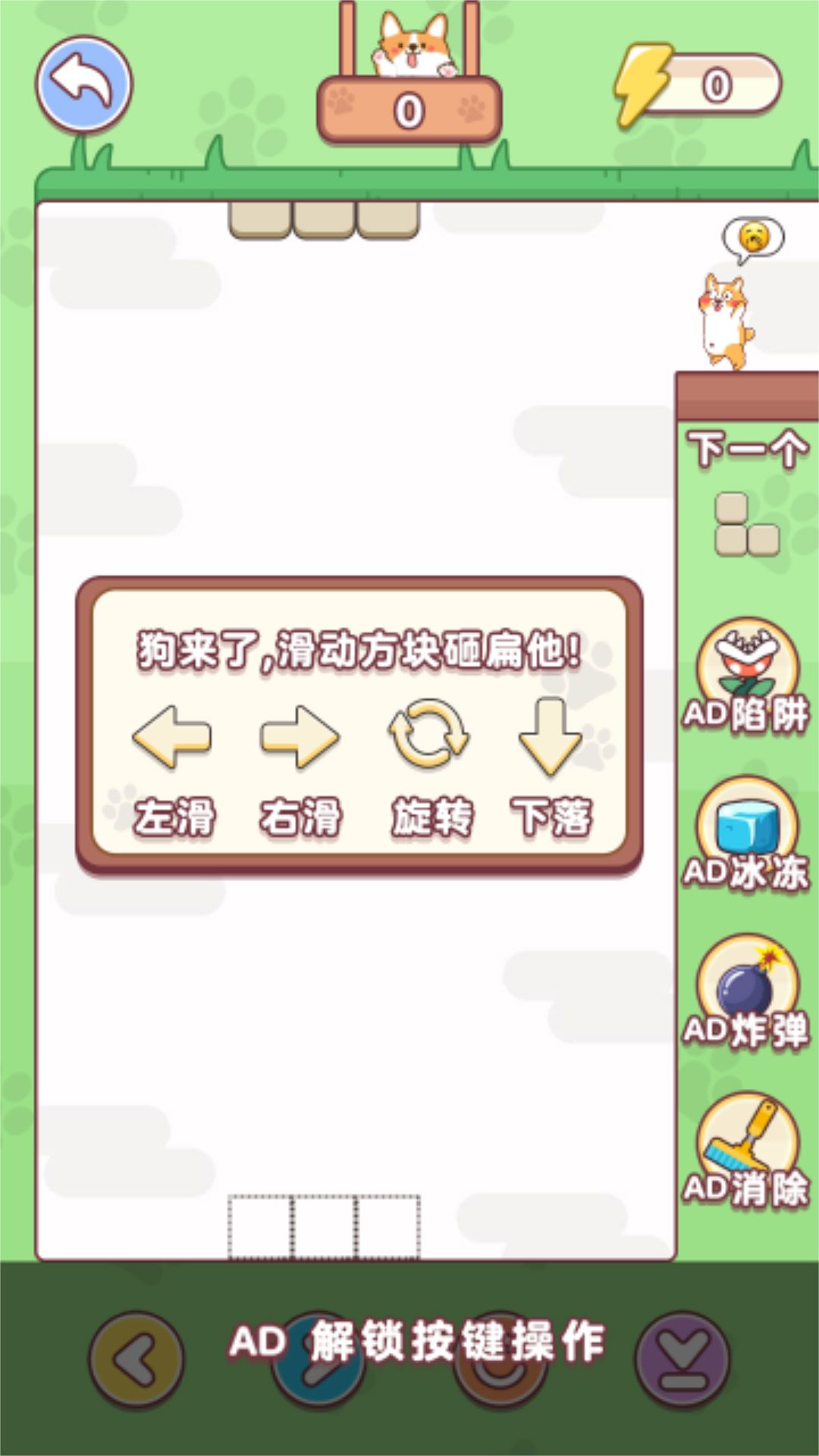 狗狗玩砖块(2)