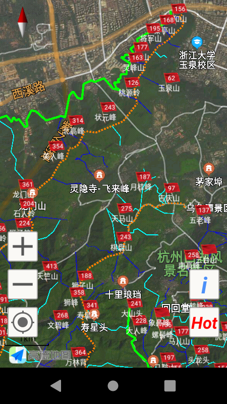 西湖登山地图(3)