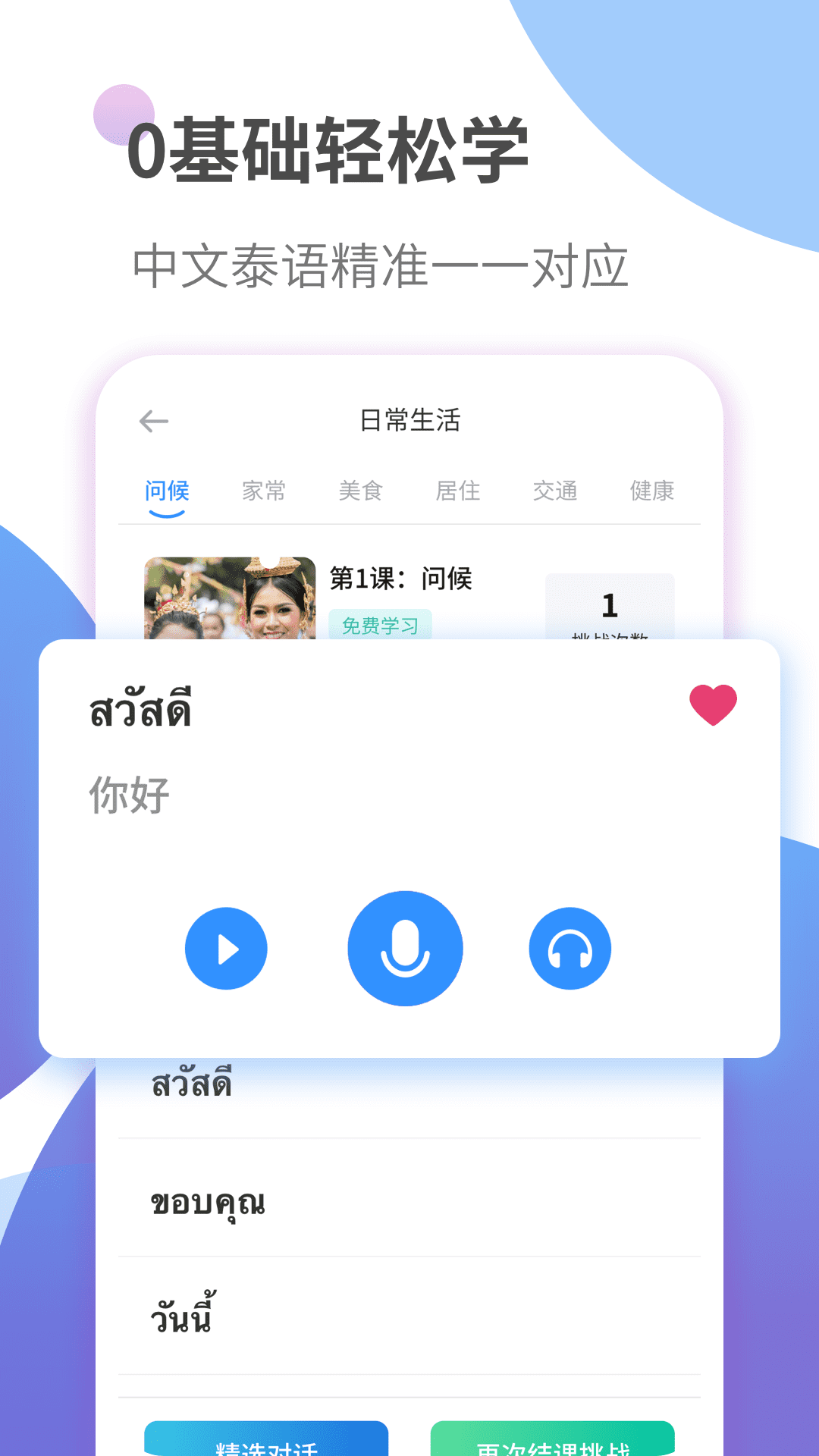 泰语学习(1)