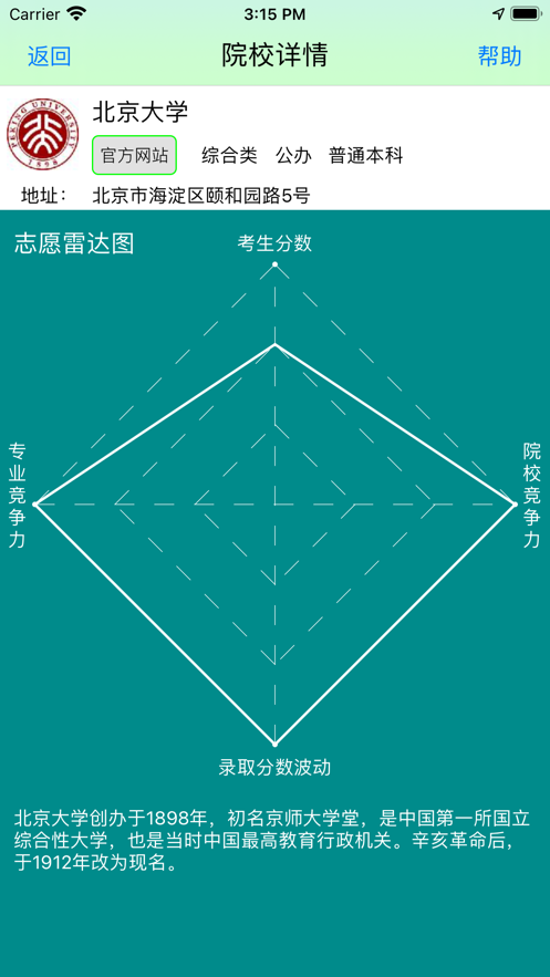 高考志愿雷达(2)