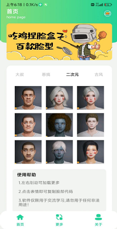吃鸡捏脸助手(1)