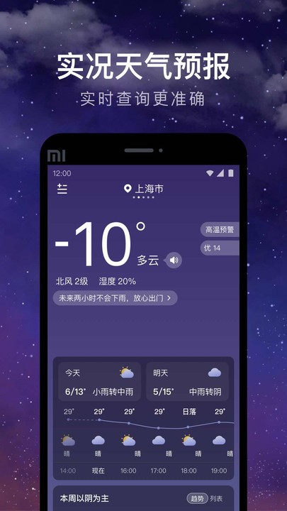 24小时天气预报(4)