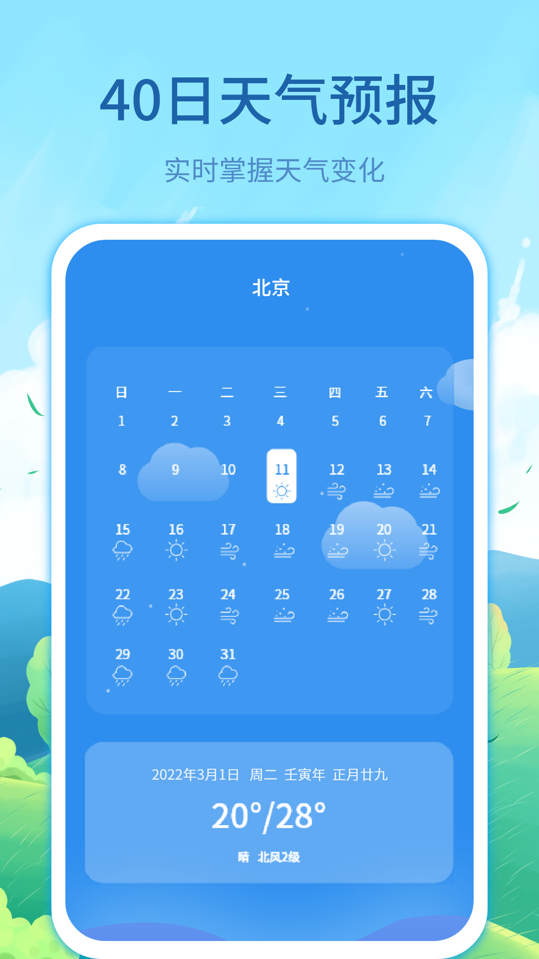 每时天气预报(3)