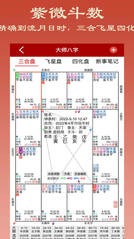 大师紫微斗数(3)