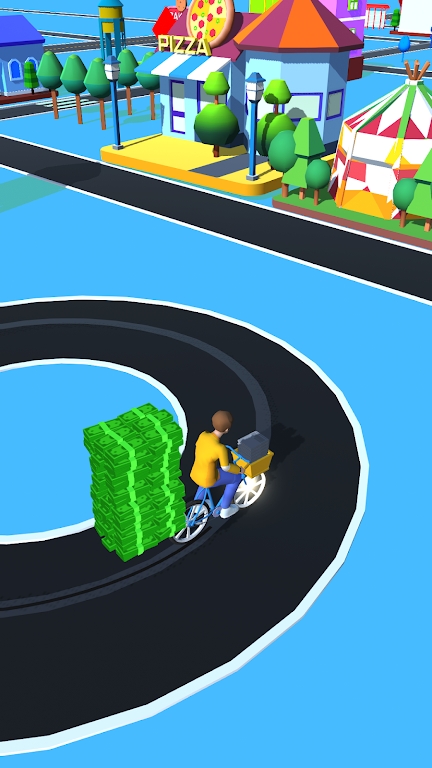 纸张运送自行车冲刺3D(3)